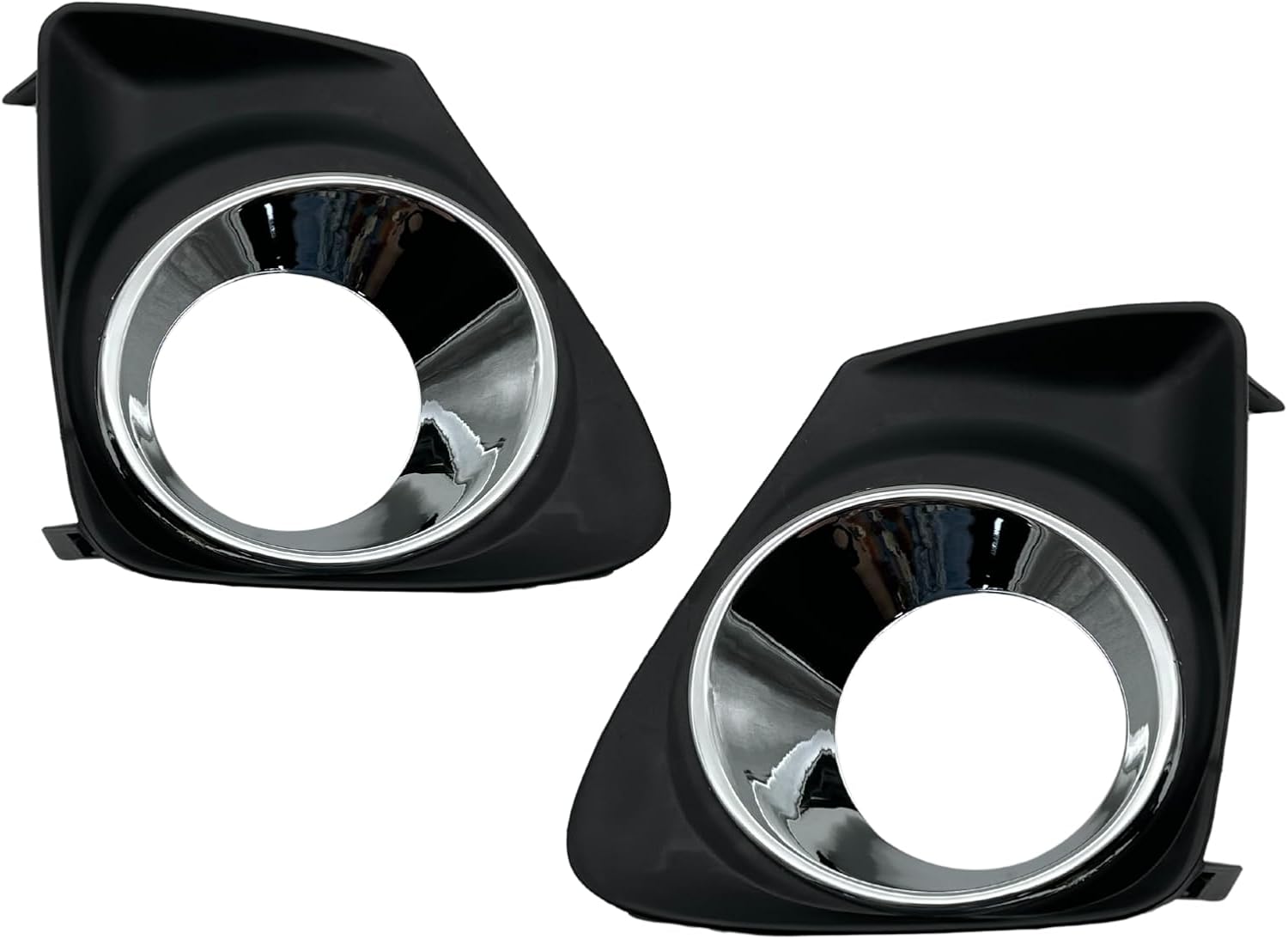 Fog Lights Compatible With 2011 2012 2013 Corolla Front Bumper Lights with Bulbs Switch Wiring Kit (Chrome Ring)