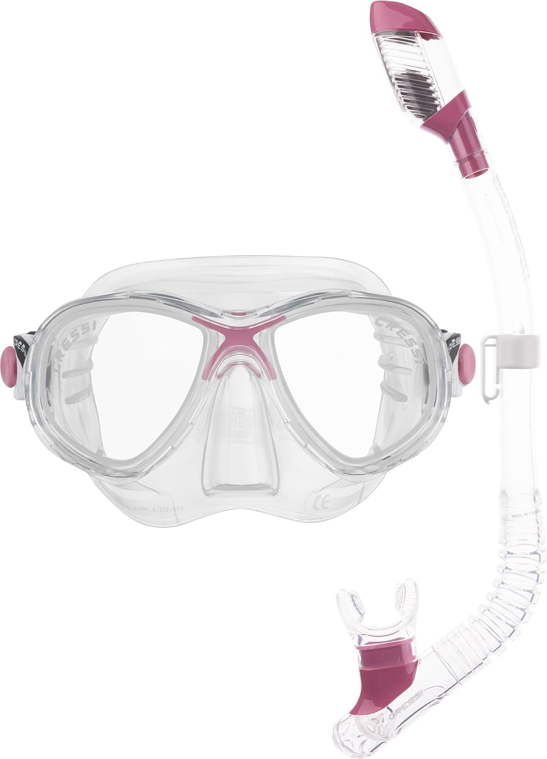 Cressi Youth Kids Snorkeling Mask and Dry Snorkel Kit - Marea Jr & Mini Dry: Designed in Italy