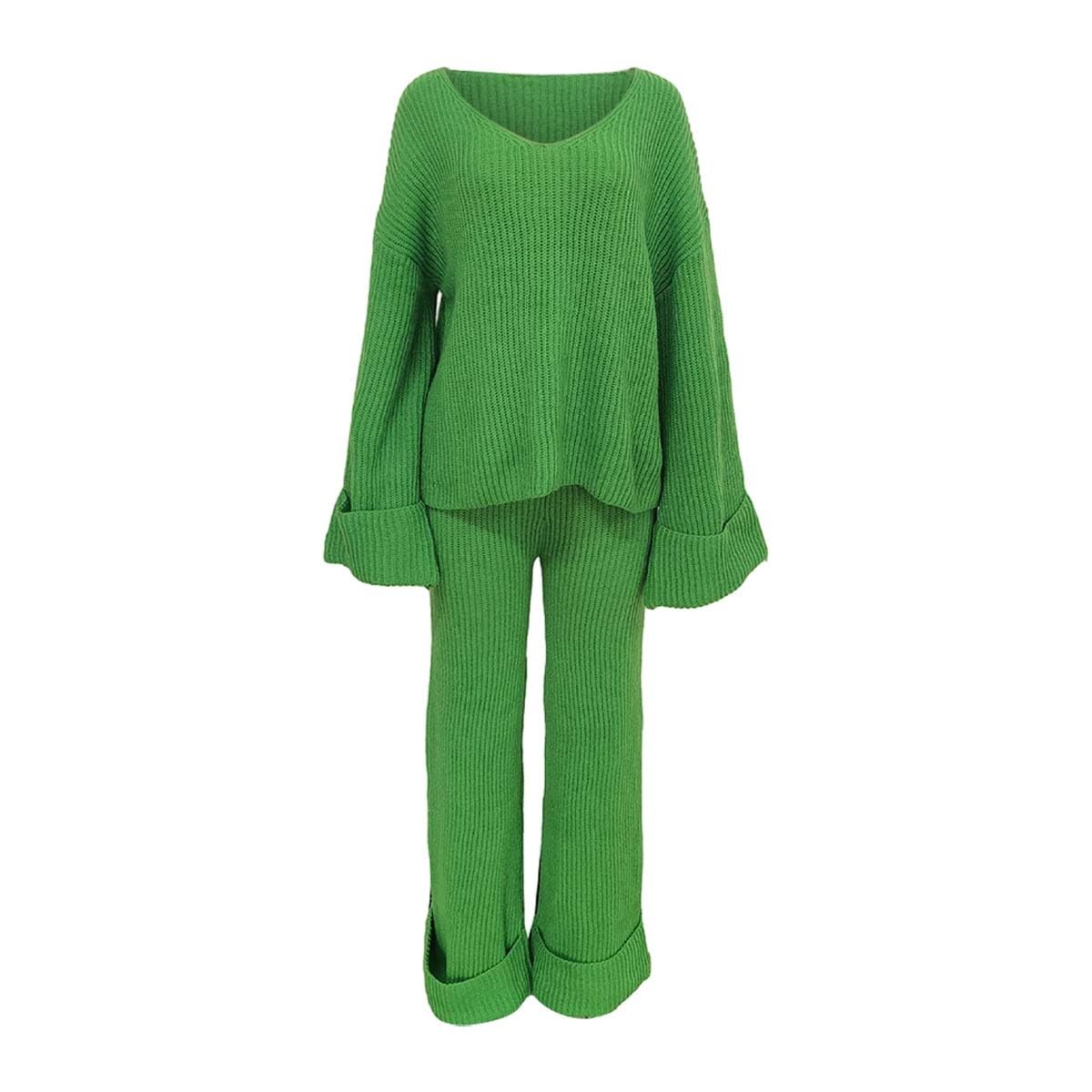 Tuta Donna Completa Tute Eleganti Da Donna Maniche Lunghe Tuta Leggera Donna Larghi Tuta Elegante Donna Curvy Tuta Per Casa Donna Tuta Donna Primavera Set Maglione e Pantalone Donna