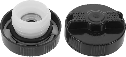 Tapa del tanque de gas de la carretilla elevadora de 2 piezas Tapa de llenado de aceite resistente con tornillo - Adecuado para carretillas