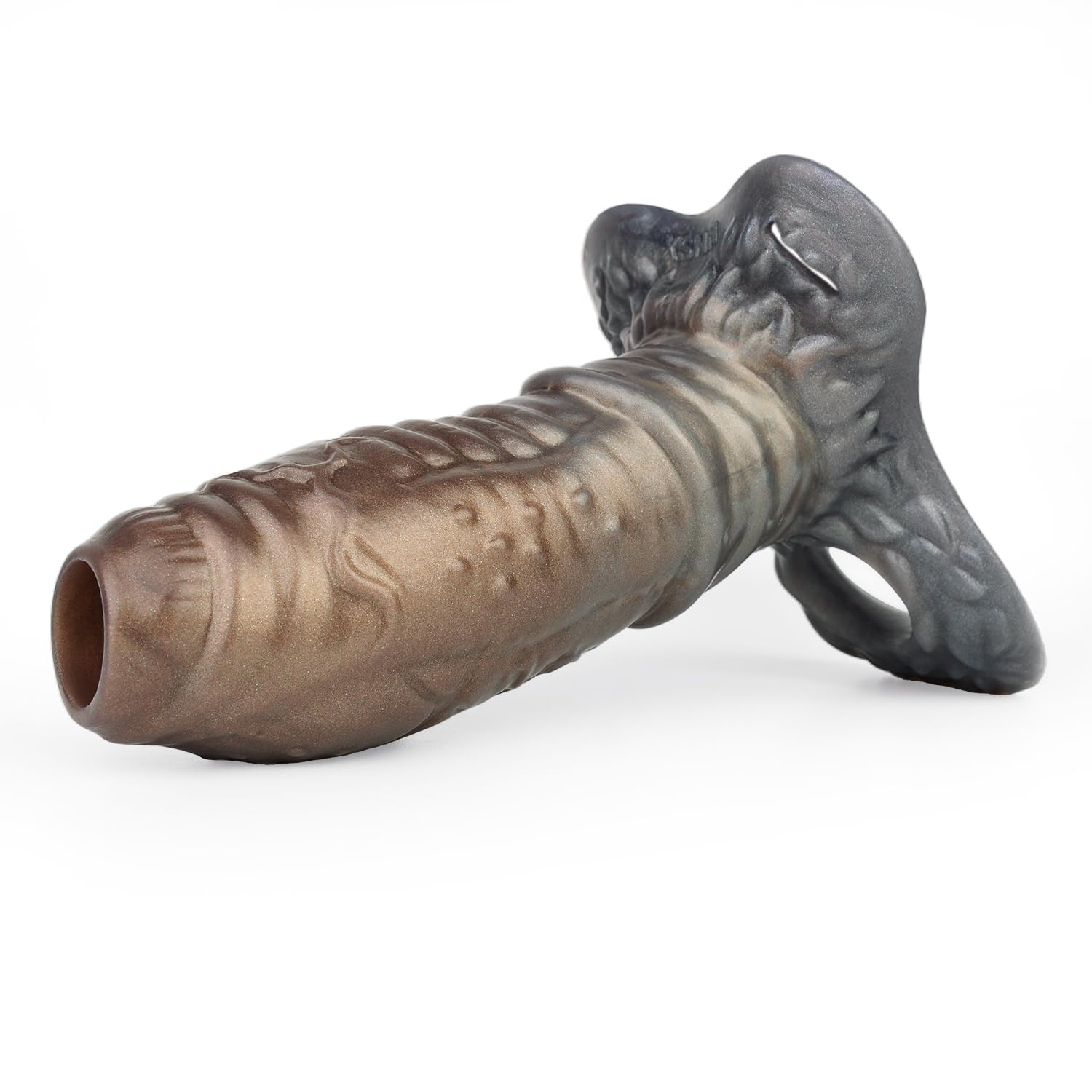 Gaine pénienne silicone avec harnais PU XL