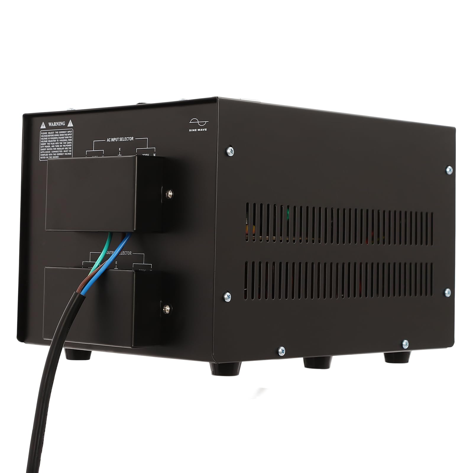 Transformator 220 V 110 V Przetwornik napięcia, podnośnik obniżający, certyfikat CE, adapter do klimatyzatorów lodówek telewizyjnych, zabezpieczenie przed zwarciem i przegrzaniem (4500 W)