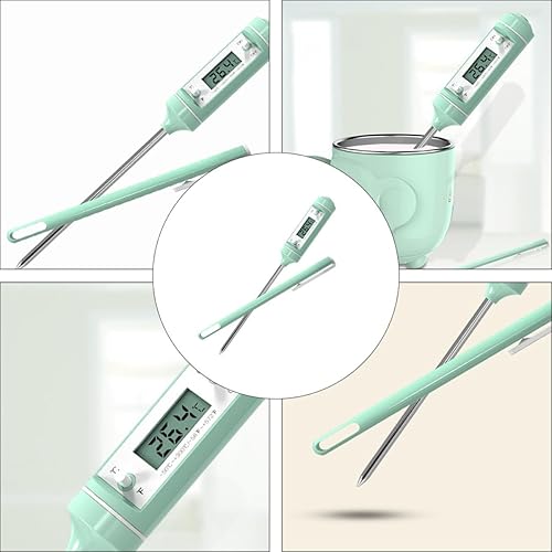 Miniatura 3 de COHEALI Digital Kitchen Food Thermometer with LED Display for Meat Milk Temperature Measuring Instant Read Electronic Thermometer for Cooking