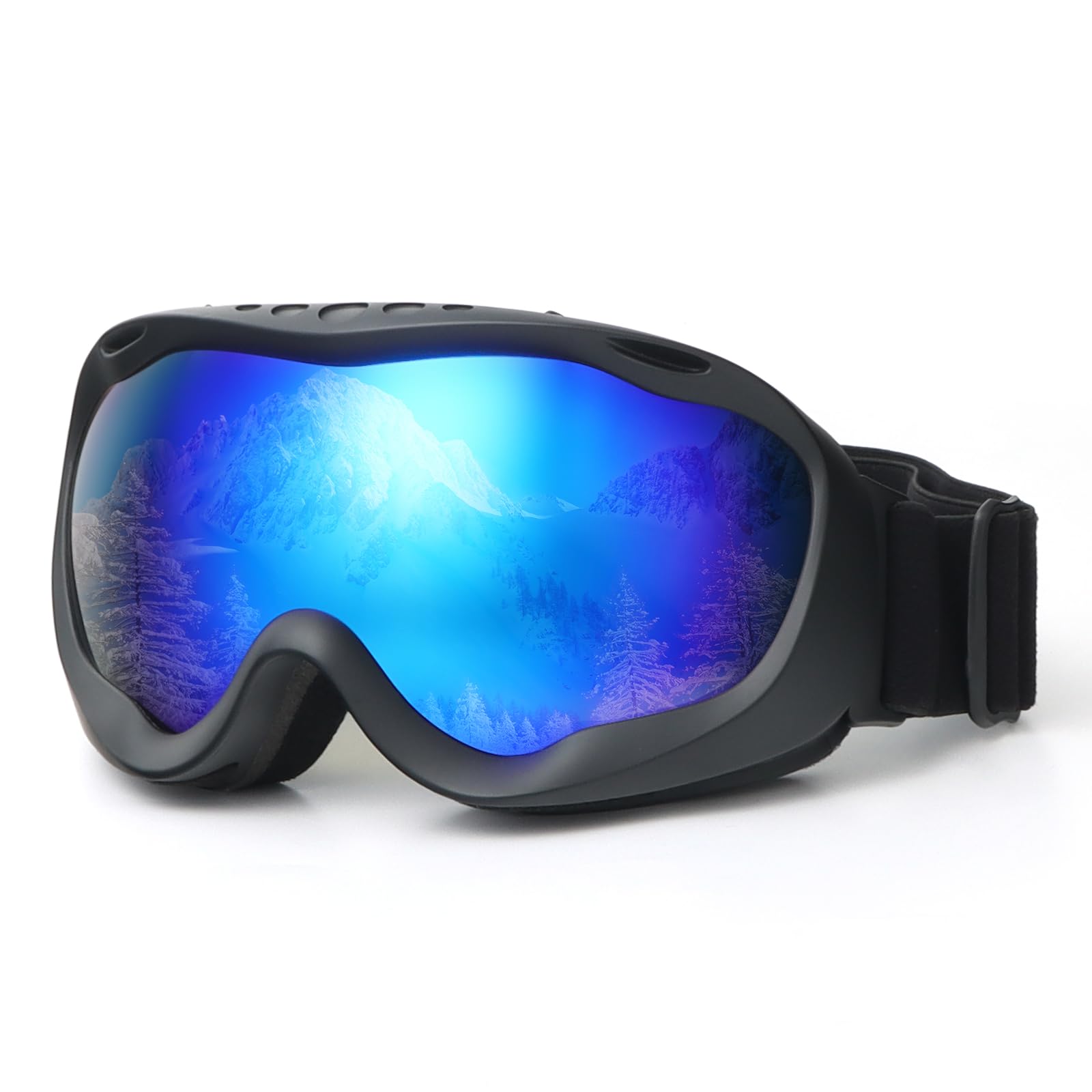 UVTQSSP Skibrille Herren Damen Jugendliche Erwachsene Snowboardbrille Oversize-Schneebrille für vollständigen Augenschutz
