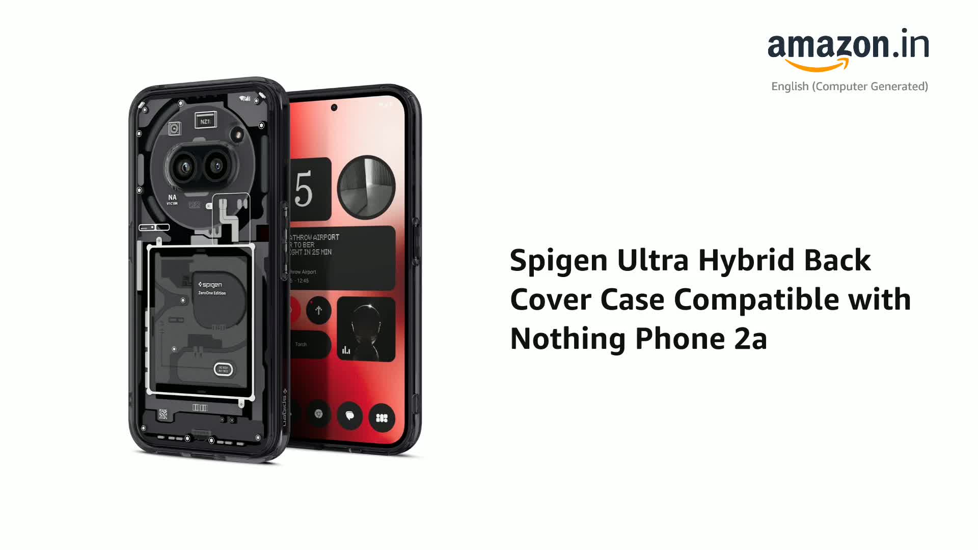 Spigen Ultra Hybrid for Nothing Phone (2a) Plus Case, Nothing