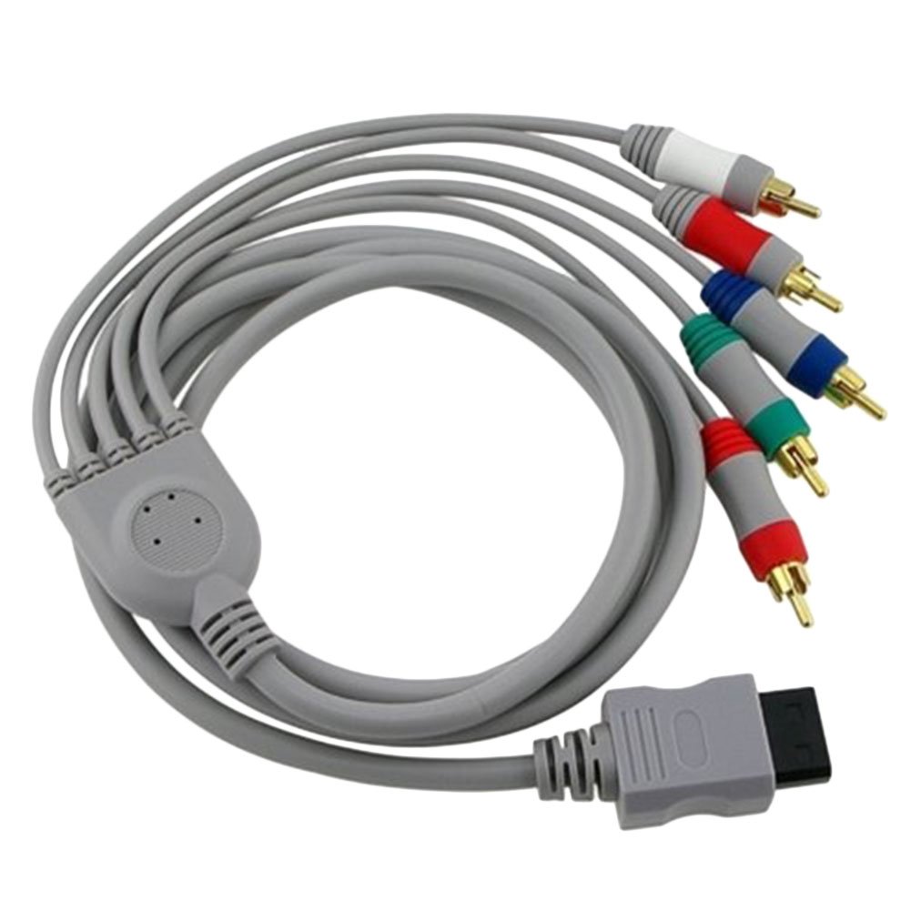 Premium Component Audio Video Cable compatible with Nintendo Wii / Wii U to HDTV EDTV