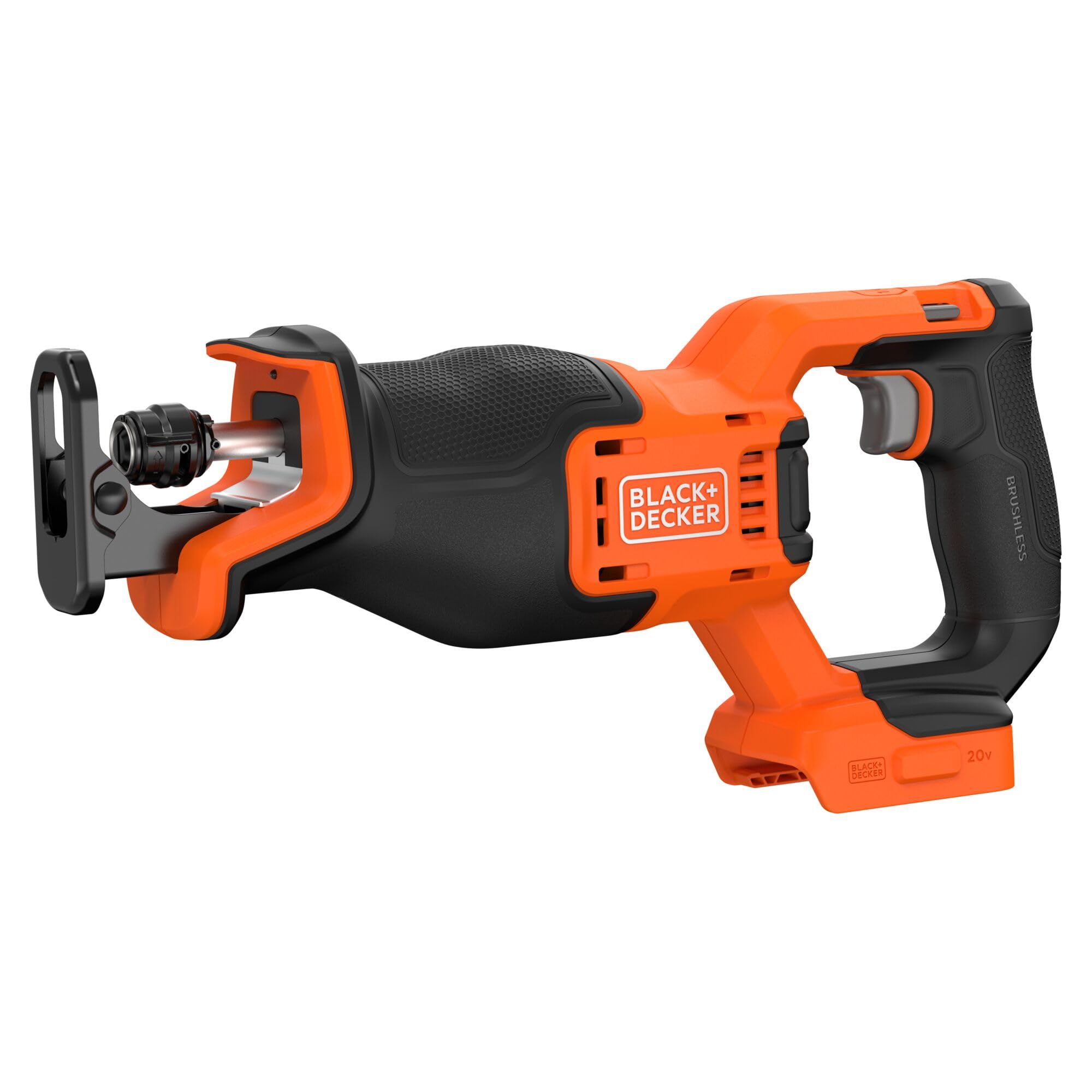 20V MAX POWERCONNECT Brushless Cordless Reciprocating Saw with Three Blades, Battery Not Included, Variable Speed, 3200 RPM, Built in LED, 1 In. Stroke Length (BLRS78B)