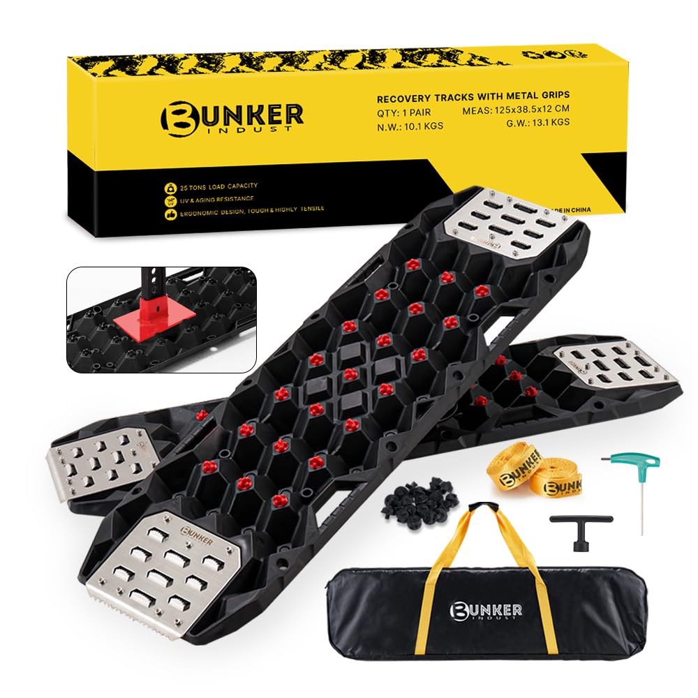 Amazon.com: BUNKER INDUST Offroad Traction Board with Jack Base