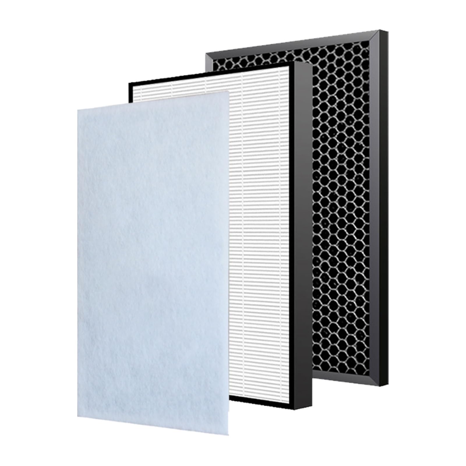 Replacement HEPA Activated Carbon Filter，Compatible For Panasonic Air Purifier F-VXH50R F-VXH50A F-VXH50H F-VXH50M，High Efficiency，Low Noise
