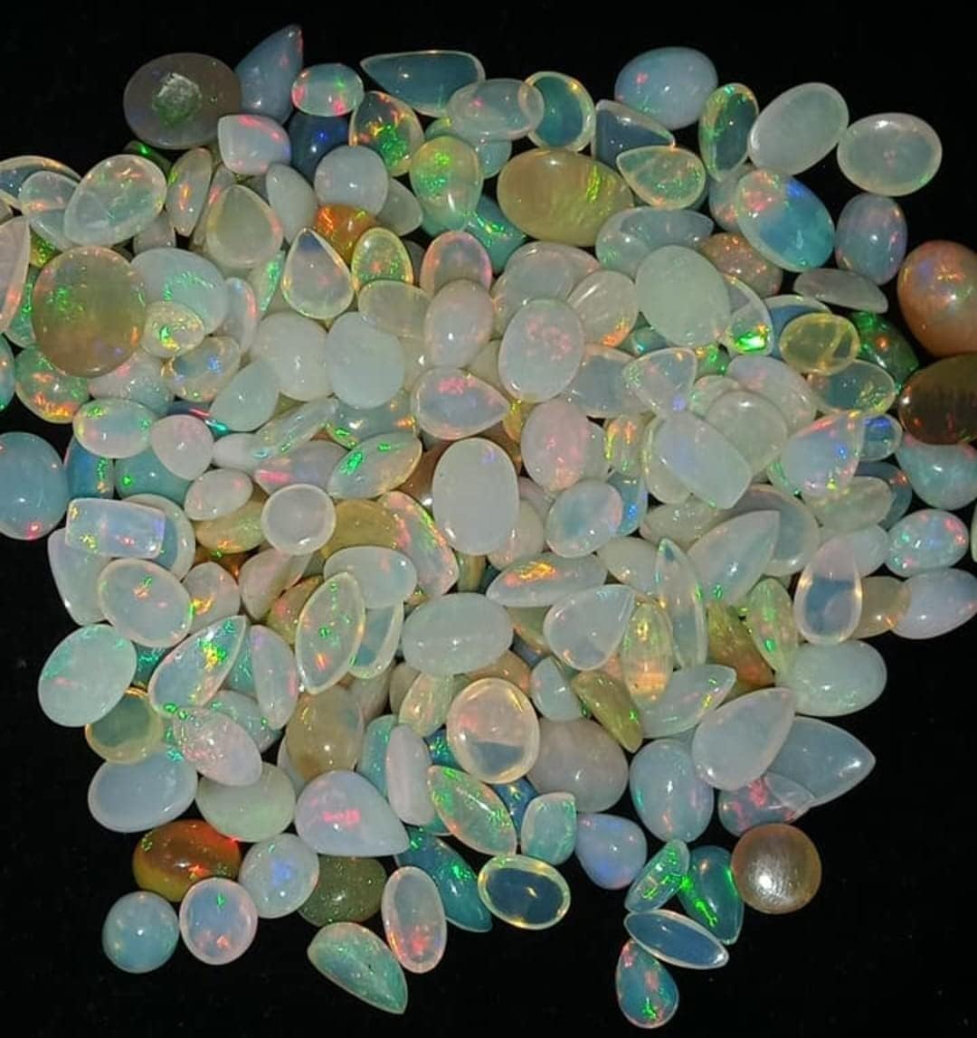 6.25 Ratti / 5.45 カラット オパールストーン オリジナル 認定 天然 オーストラリア 非加熱未処理 認定ルース 宝