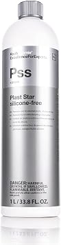 KOCCHEMIE Plast Star - تصفيف محكم خارجي خالٍ من السيليكون ، حماية من الأشعة فوق البنفسجية ، تقليم خارجي ، قوالب ، إطارات ، مثل تشطيب OEM جديد 1 لتر