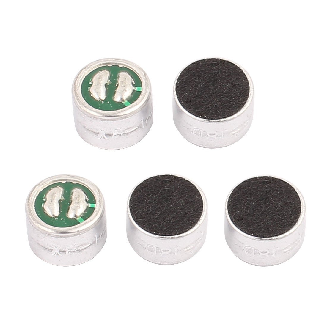 E-outstanding 5PCS 9x7mm Cylindrical Electret Condenser Microphone Pickup With 2 Pins 9767 Mic 58dB Sensitivity - Foto 7