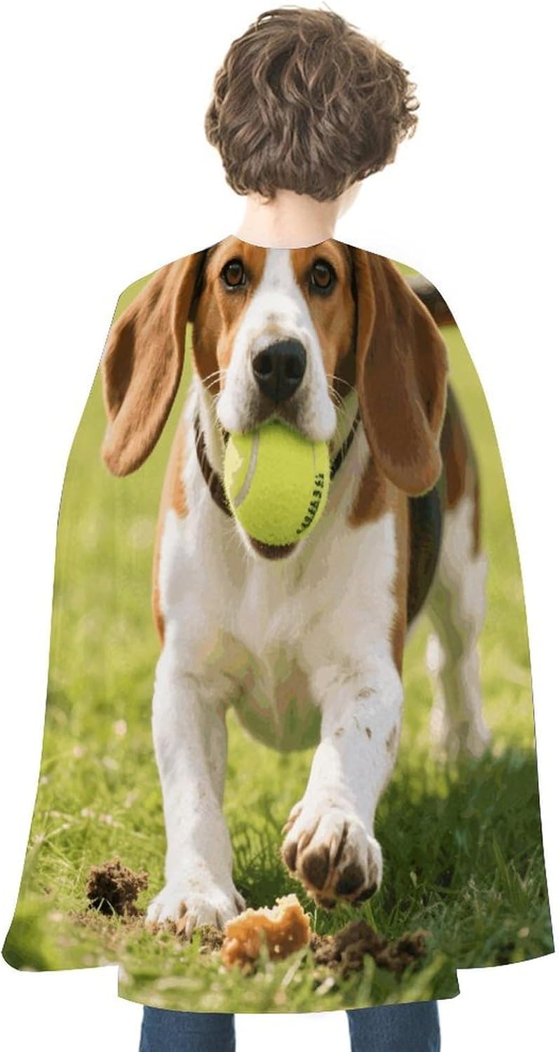 Dog Satin Halloween Cloak for Cosplay Masquerade