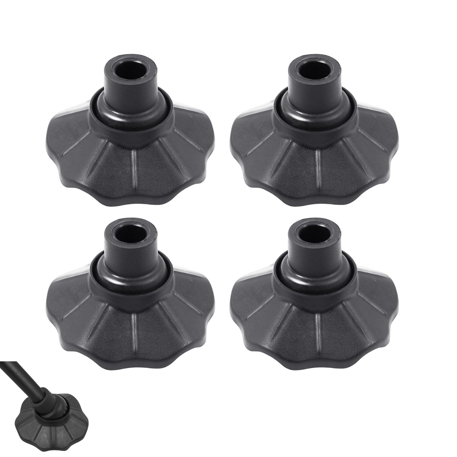 椅子脚カバー アウトドアチェア用 13mm 4個セット いすのあし カバー TPU素材 滑り止め 椅子足キャップ 折りたたみ椅子用 沈み込み防止 回転式 耐摩耗性 取り付け簡単 キャンプ 釣り 砂浜 芝生 海 ベランダ (13mm)
