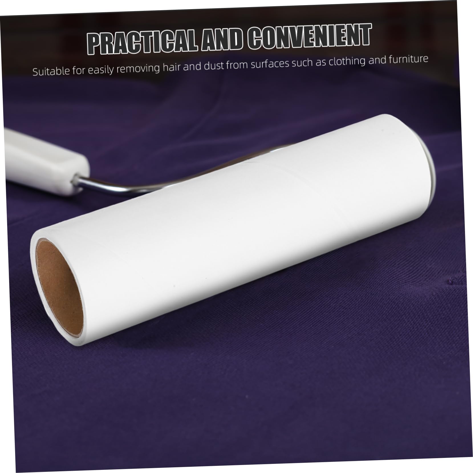 VALICLUD Repuesto de Rodillo Quitapelusas Reutilizable, Papel Adhesivo, 10 Rollos de 50 Hojas, Fácil de Cambiar, para Ropa de Cama y Asientos de Coche | 50 Hojas por Rollo, Diámetro Interior 38mm, Uso Versátil y Reutilizable, para Asientos y Tapicería