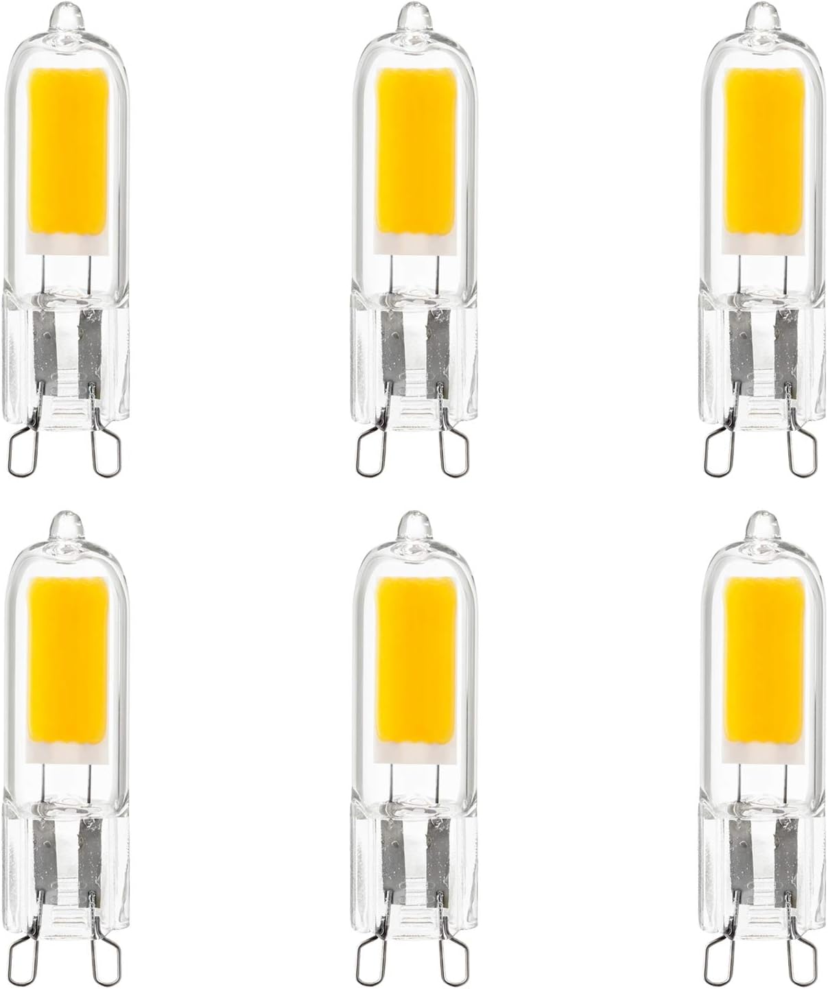 Sunlite LED G9 Base Bulbs, 2W (25W Equal), 200 Lumen, 3000K Warm White