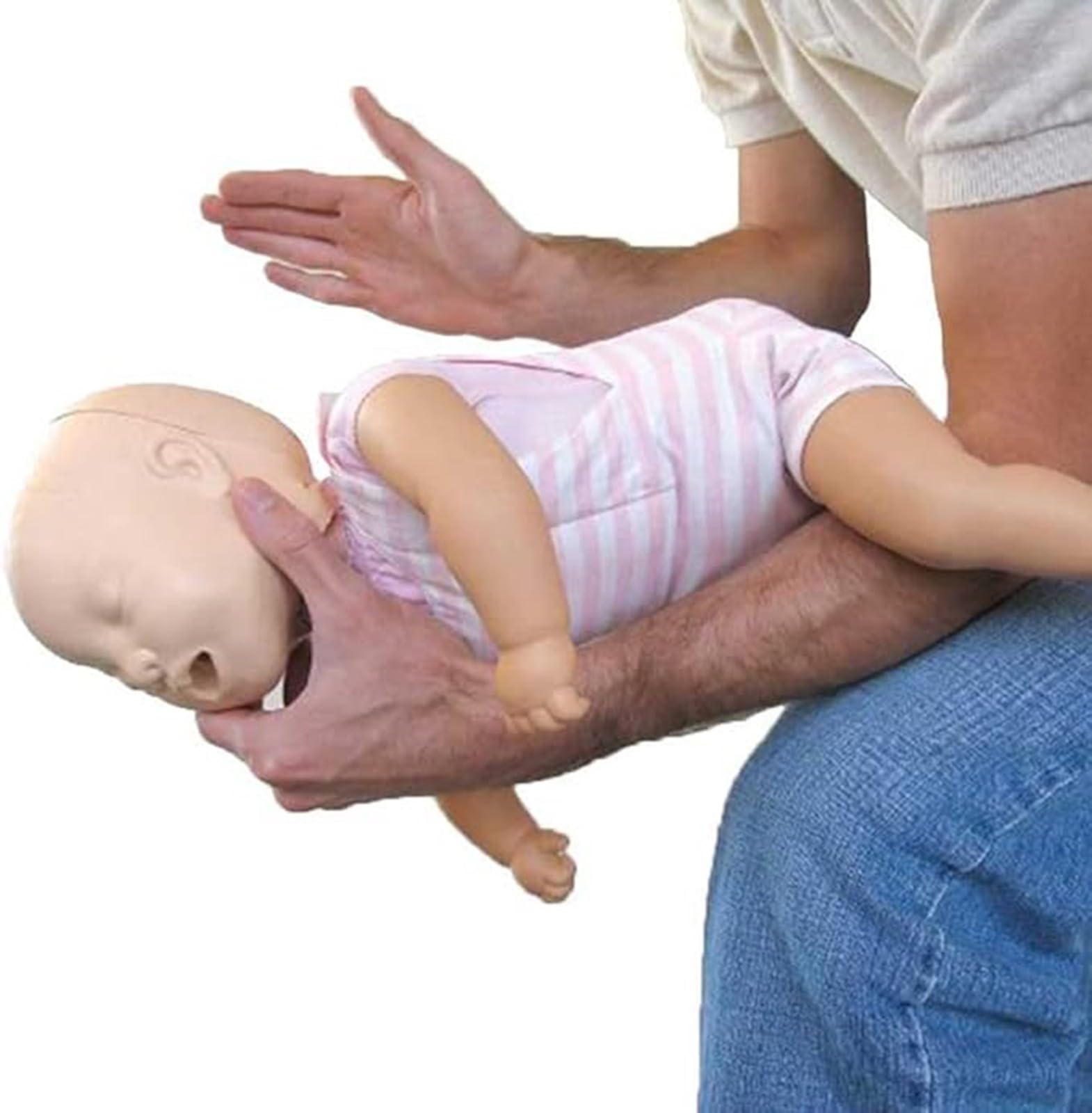 CPR-Puppe für Säuglinge, Erste-Hilfe-Modell für Säuglinge, Simulatormodell für kardiopulmonale Wiederbelebung von Neugeborenen, Lehrmodell A
