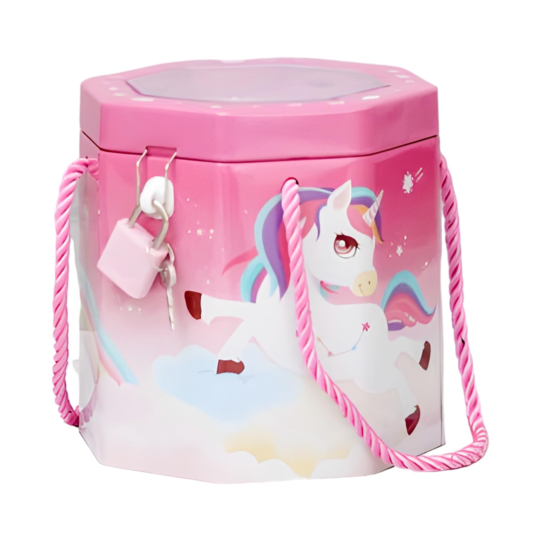 See full amazon price history chart for WISHKEY Unicorn Theme Piggy Bank for Kids, Money Saving Container with Lock & Keys, Coin Collector Storage Box with Handle, Money Bank for Boys & Girls, 3+ Years (Pack of 1, Pink) WISHKEY Unicorn Theme Piggy Bank for Kids, Money Saving Container with Lock & Keys, Coin Collector Storage Box with Handle, Money Bank for Boys & Girls, 3+ Years (Pack of 1, Pink) (B0D73S2BR8) Amazon Price History, Amazon Price Tracker