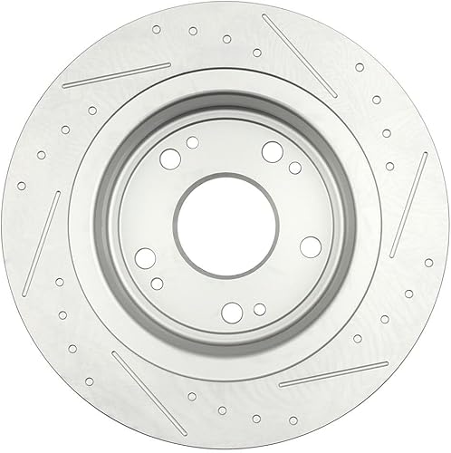 Miniatura 801 de Kits de frenos y rotores, rotores de freno SCITOO y 8 pastillas de cerámica para 08-12 para Chrysler Town & Country, 08-12 para Dodge Grand Caravan