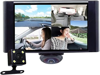 Amazon Co Jp Origincom 360度 高画質 ドライブレコーダー バックカメラ付 全方位まるごと記録 F2 0 Gセンサー ステイ2 種類付属 12v 24v車 あおり運転対策 事故録画 Cdr3606 車 バイク