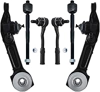 Vista 153 de Detroit Axle - Kit de brazos de control delantero RWD para Mercedes-Benz E320 E420 E430 E55 AMG, 2 brazos de control inferiores, 2 brazos de control