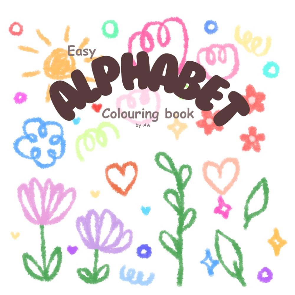 Alphabet colouring book
