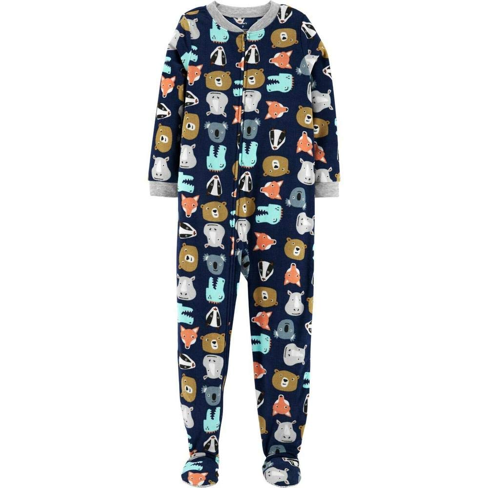 Carter's Pigiama in pile con zip, per bambini, taglia 4, Multicolore, 4