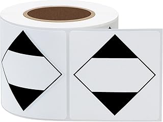 Shipping Labels Transport Stickers Limited Quantity of Dangerous Goods Black Diamond Label, 2"x2", 300 Per Roll