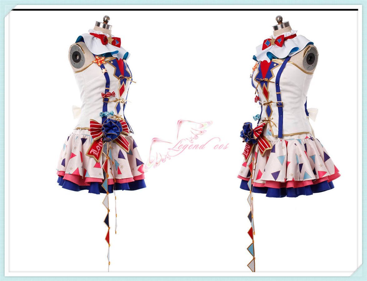 ラブライブ　高坂穂乃果　踊り子覚醒後　コスプレ衣装 Amazon.co.jp: ラブライブ! サーカス編覚醒後 高坂 穂乃果 風 コスプレ