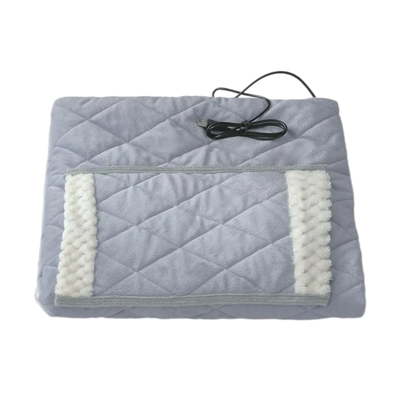 Couverture électrique détachable 69x99 cm avec arrêt automatique pour lit et canapé