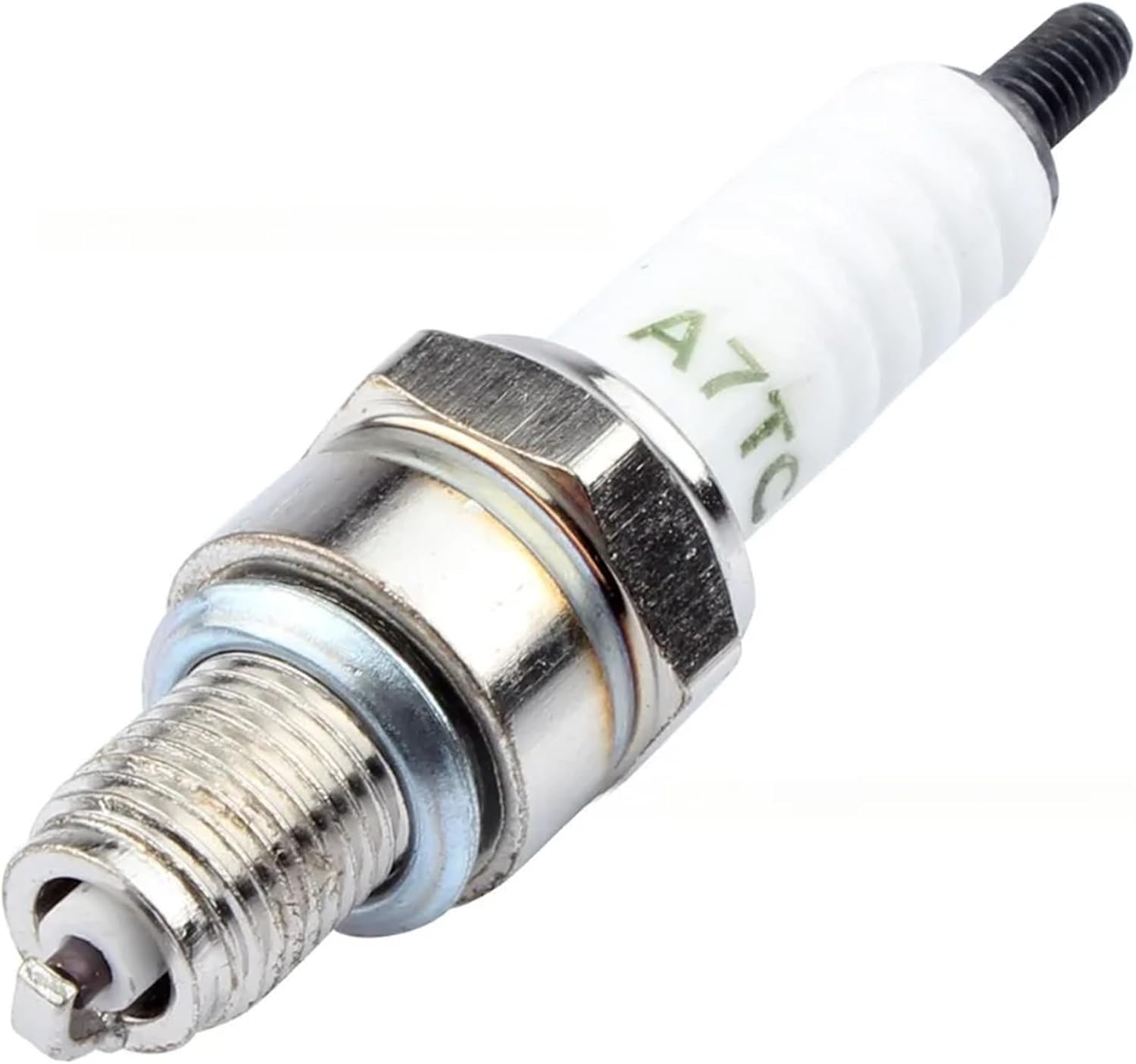 A7TC spark plug nozzle white suitable Compatible with off-road motorcycle ATV four-wheel beach bike accessories GY6 50-110/150CC(Carbon fiber)