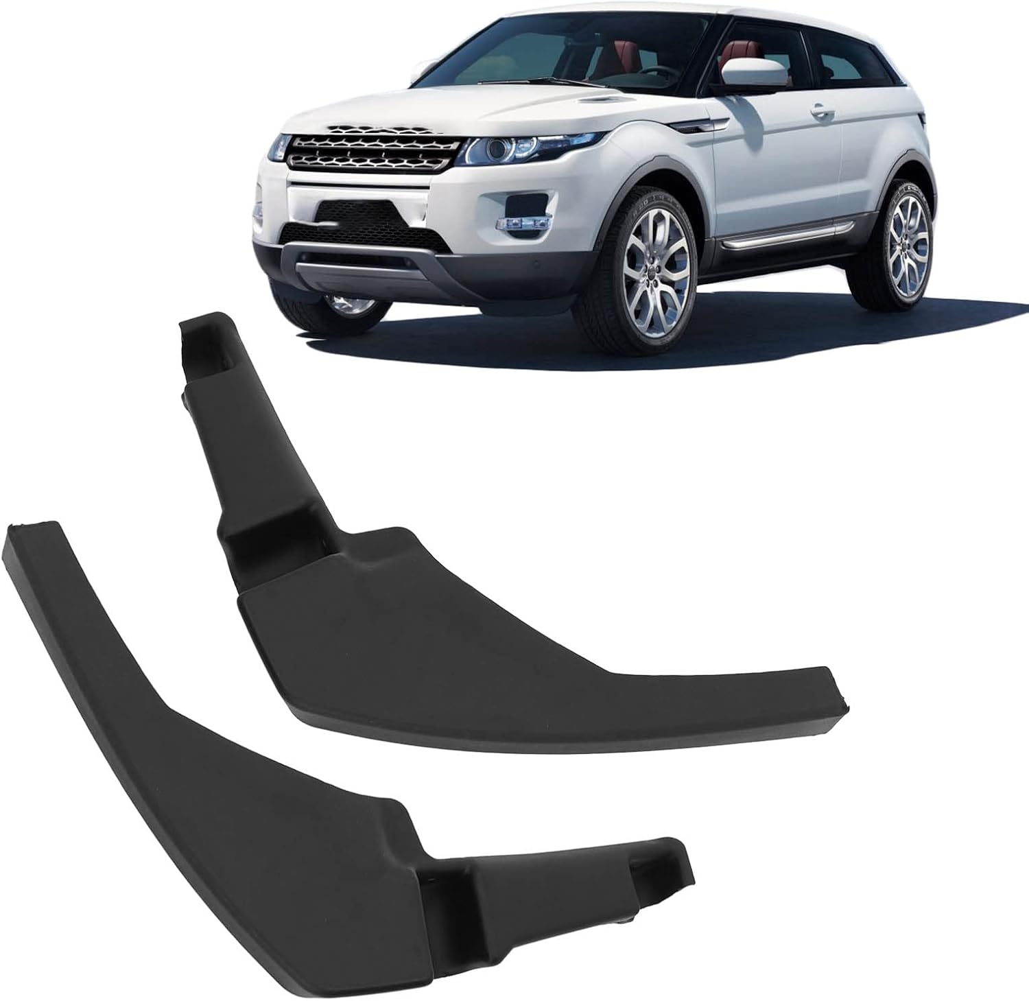 Bumper Finisher Bumper Wheel Molding Extension Lr028551 Pair Of Front Bumper Finisher Lr028550 Replacement forRange Rover Evoque 2012-2016