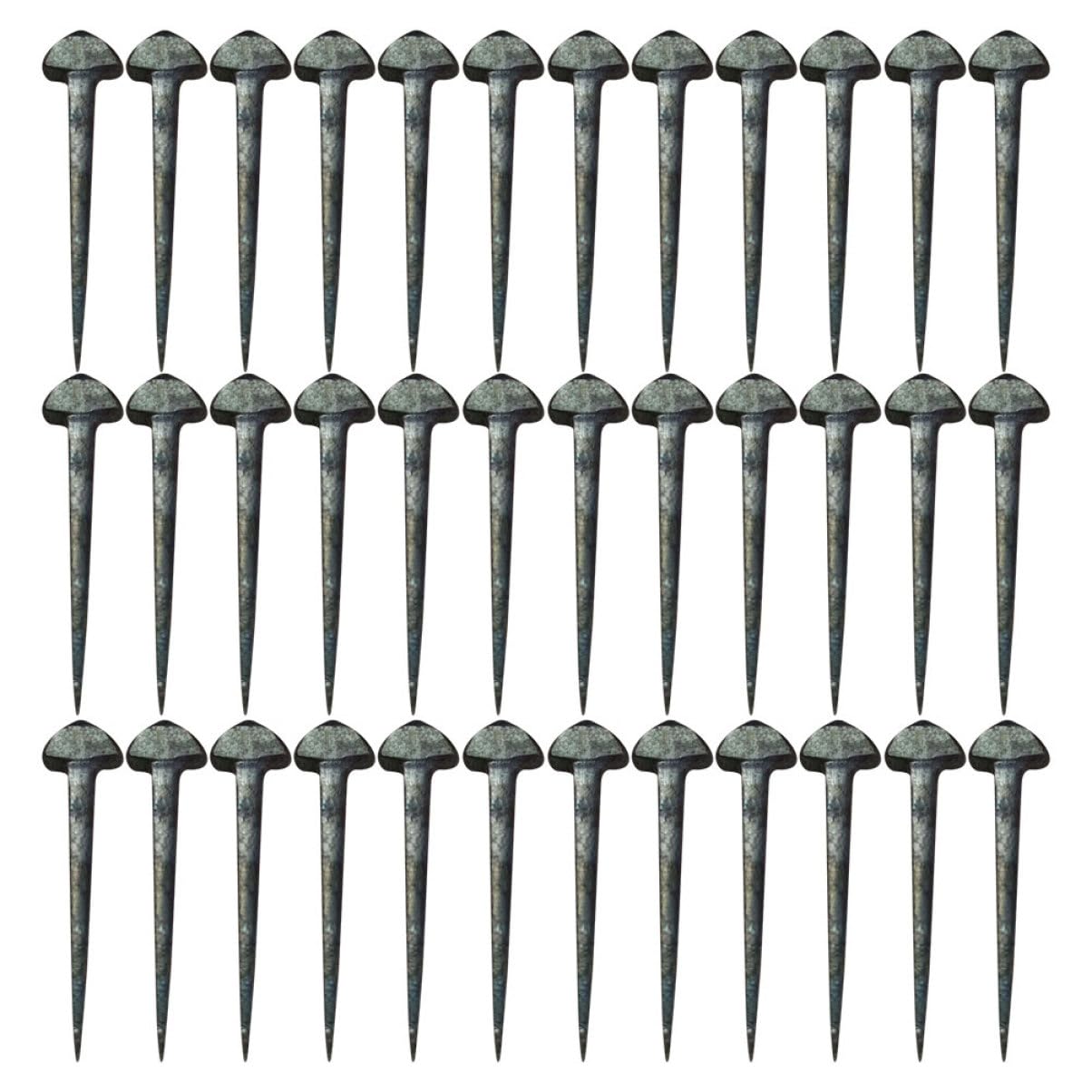 CIYODO 50 Pcs Clavos de Herradura Equipo Resistente para Caballos Accesorios para uñas Equipamiento Profesional para Caballos Pastillas de Freno traseras portátil Aprovechar
