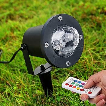 Amazon.co.jp: LEDプロジェクター、芝生ランプの段階ライトLEDの