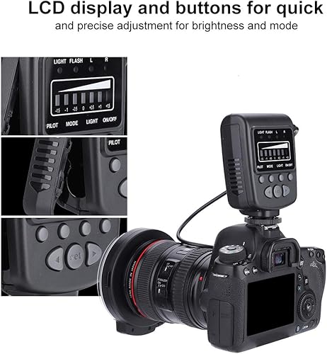 Miniatura 7 de Paquete de flash LED 5500k FC-100 portátil con controlador de flash flash LED universal 32 cuentas de lámpara LED Kit de luz de relleno para cámara