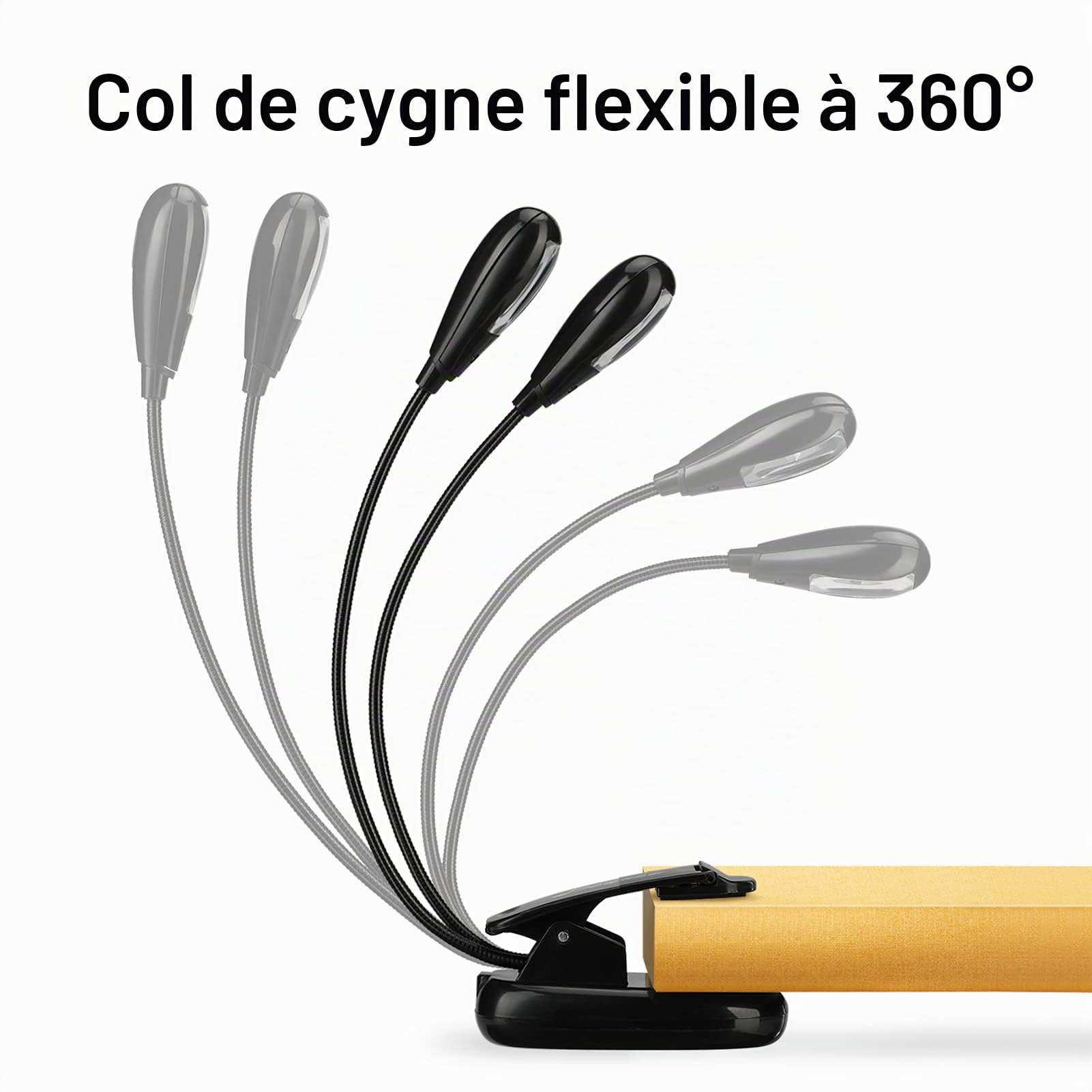 Donner Pupitre Musique Portable en Métal avec Sac de Transport, DMS-1 Porte Pupitre pour Partition en Livres Pliable Hauteur Réglable avec Lampe de Pupitre