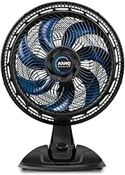 Ventilador de Mesa Arno X-TREME 7 40cm VE70, 150W, 7 Pás, 3 Velocidades, Oscilação 80º, Power Zone, Modo Sono Tranquilo, 110V