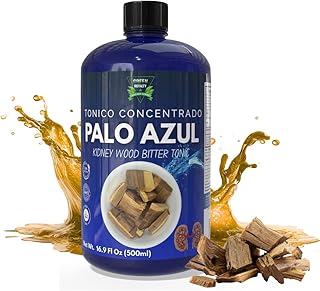 Palo Azul Concentrated Tonic 500ml | Traditional Kidney Wood Herbal Infusion | Natural Bitter Tonic Liquid Extract | Supports Hydration & Daily Wellness | 16.9 Fl Oz