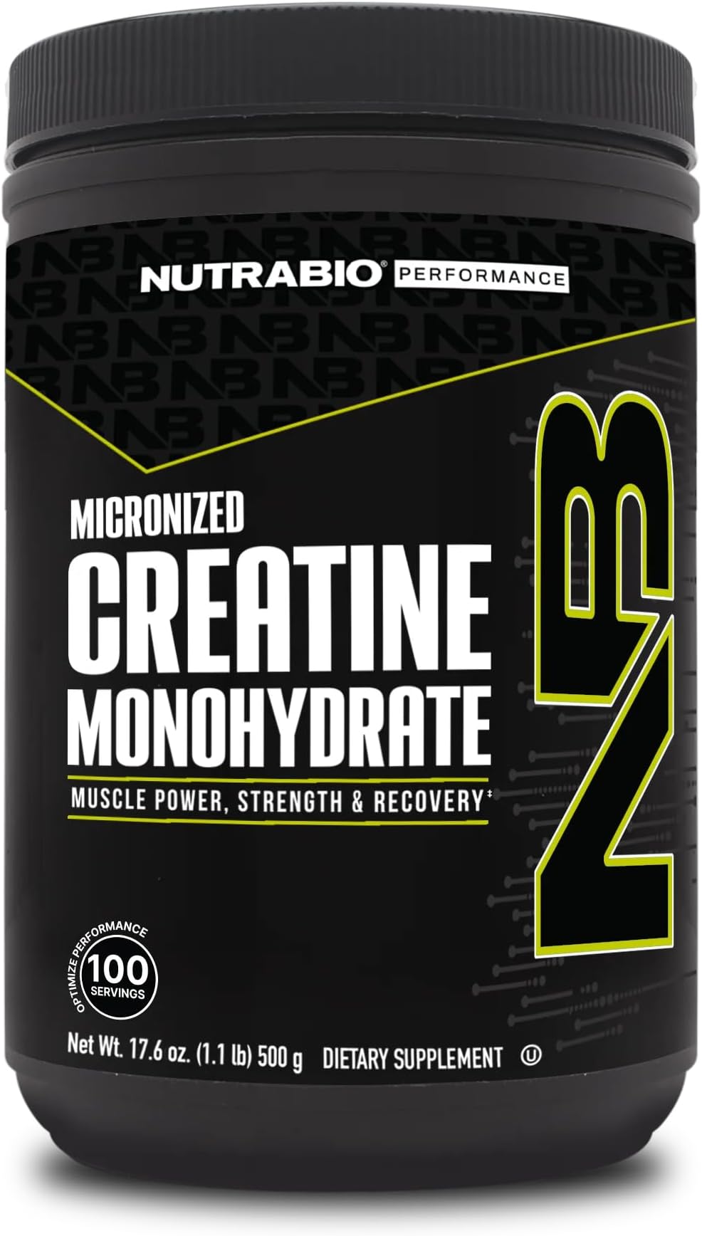 NutraBio - 100% nnwrdph1 Creatine · Monohyde Rate - 1 lb