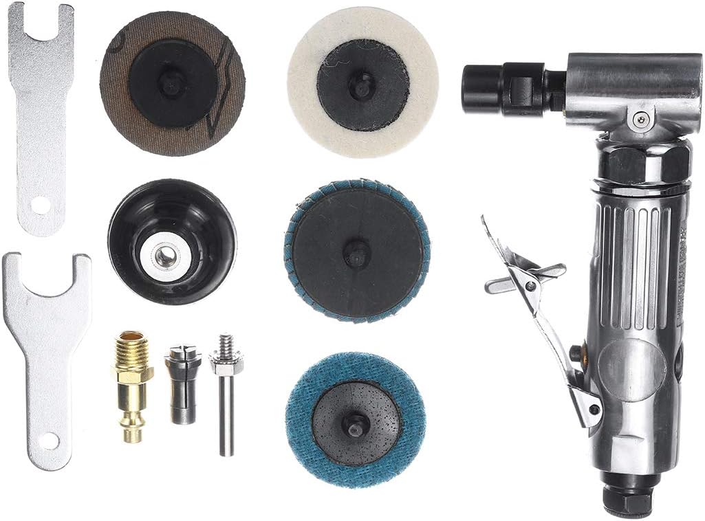 Beho1/4インチエアアングルダイグラインダー90度空気圧研削盤ミニツールカッター