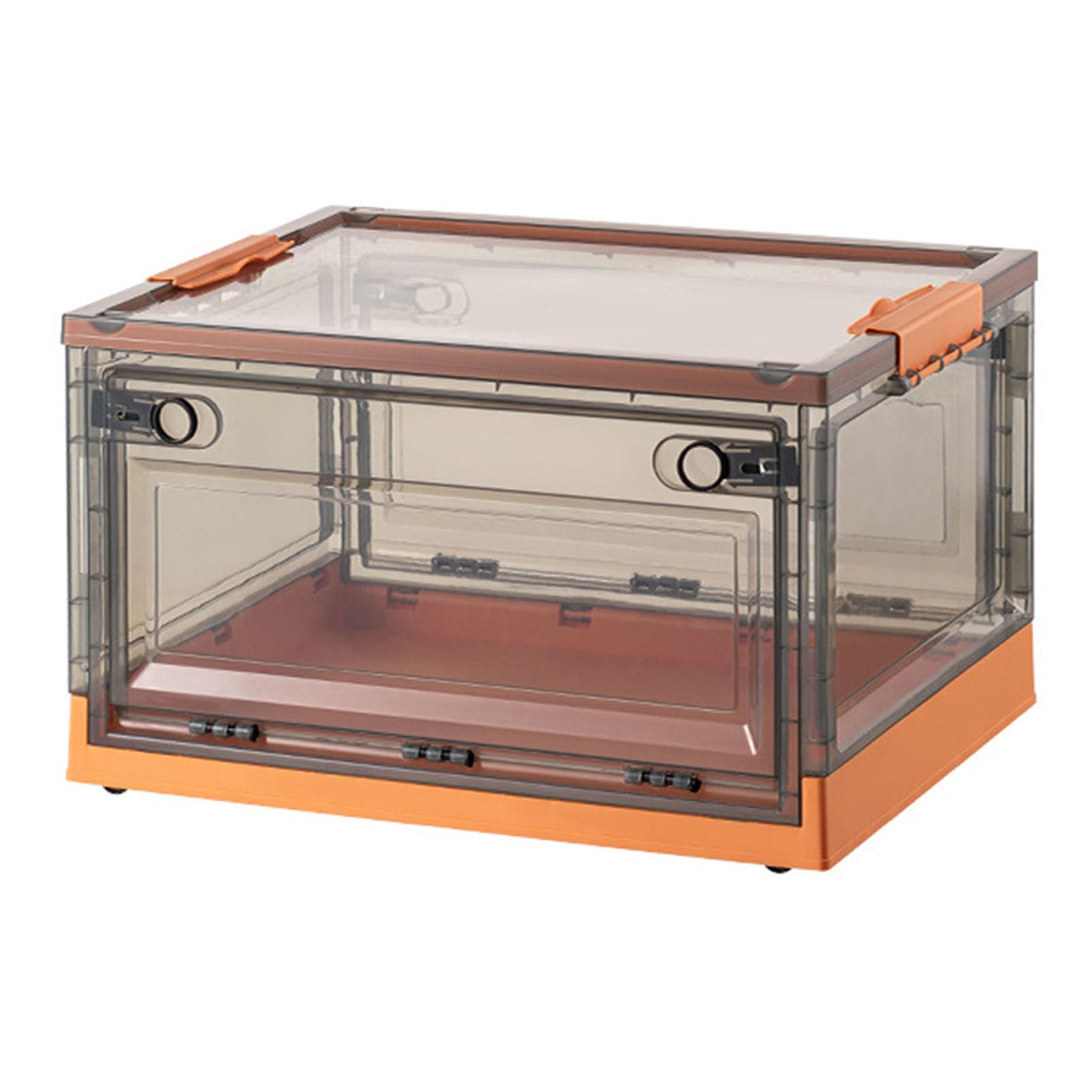 Rangement placards : boîte de rangement pliable plastique avec roues