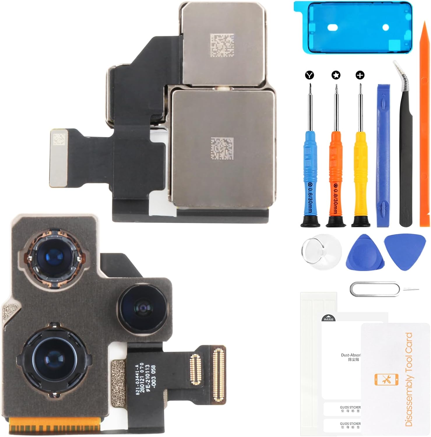 for iPhone 12 Pro Max A2411 Rear Main Camera Replacement A2342 A2410 A2412 - Back Camera Module Repair Kit with OEM Quality