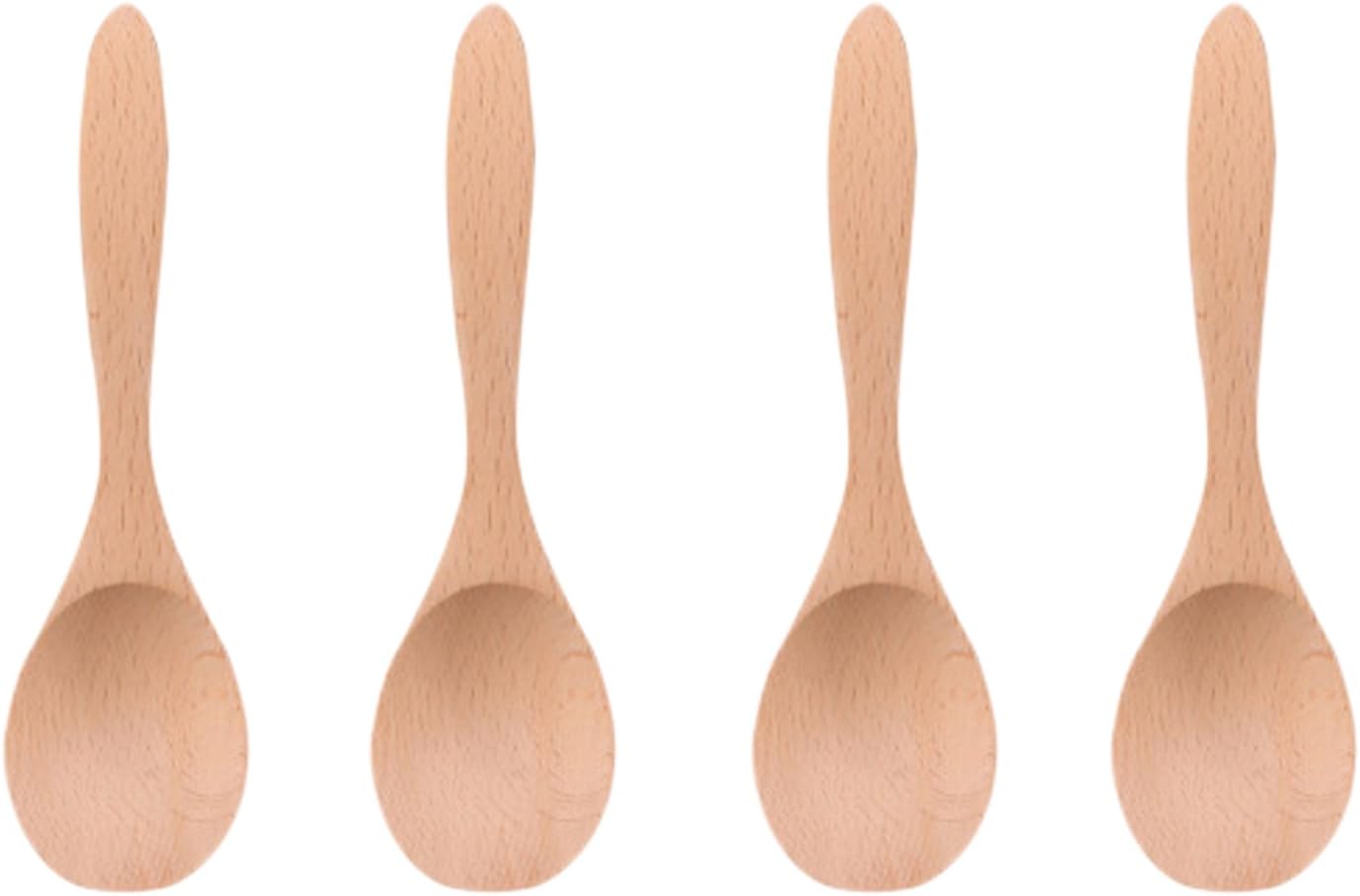 Linshing Creative 4 Pcs Set Natural Wooden Heat Resistant