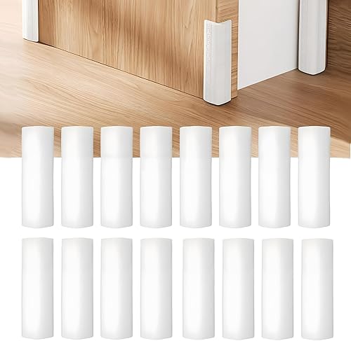 16 bloques de esquina para zócalo, de silicona, autoadhesivos, para esquinas de seguridad, a prueba de bebés, protectores de esquinas para base de