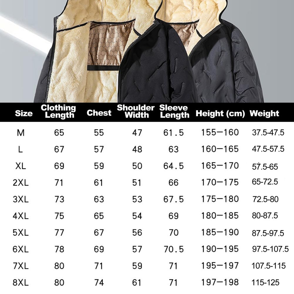 Nero,M,Felpa Uomo Felpe con Cappuccio Invernale Giacca Fodera in Pile Cappotto con Cerniera Integrale Hoodie con Tasche Autunno e Inverno