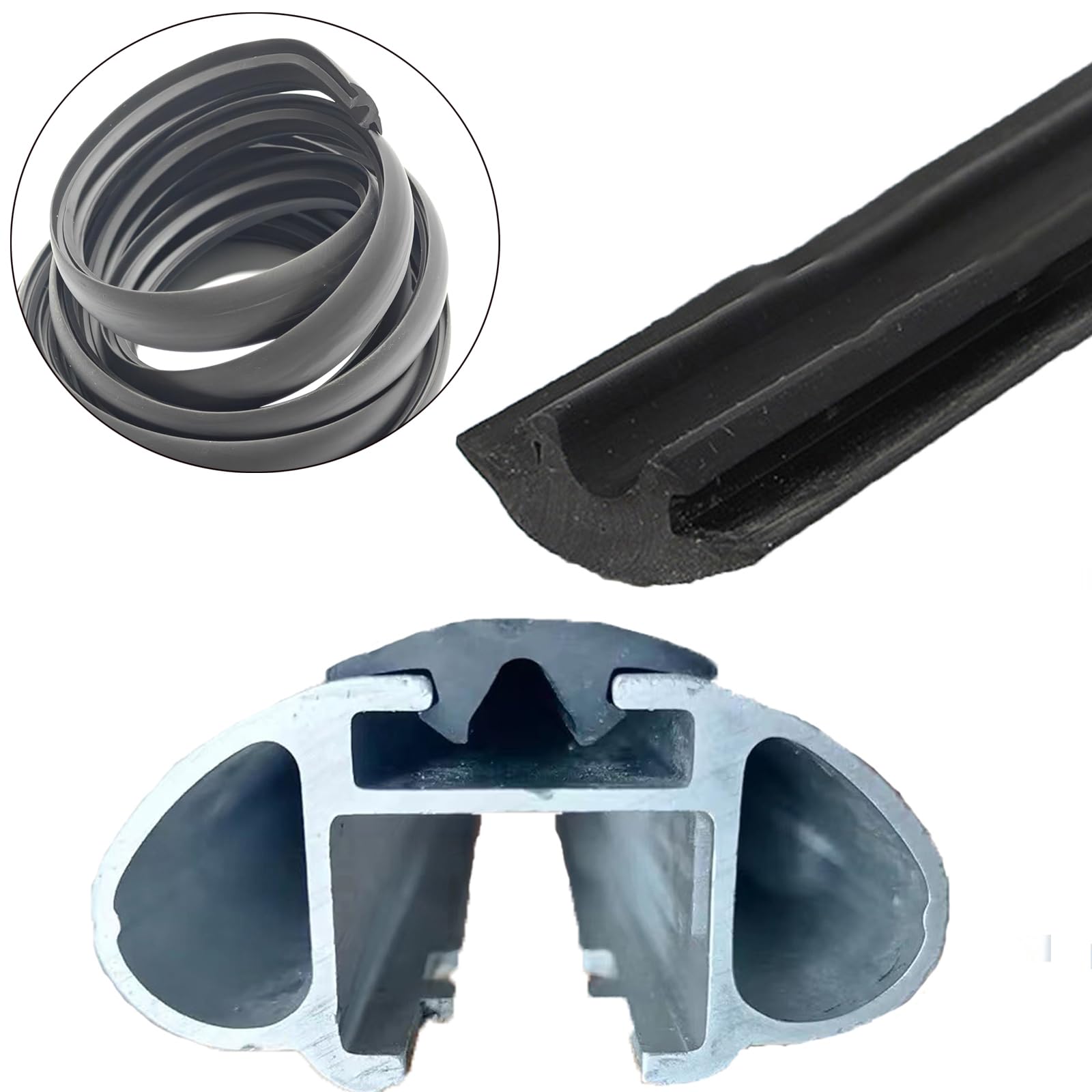 Bandes en caoutchouc pour barre de toit de voiture, 300 cm T//h -ule 52102 Bande de caoutchouc de rechange pour barre d'aile pour éviter la poussière et réduire la résistance au vent