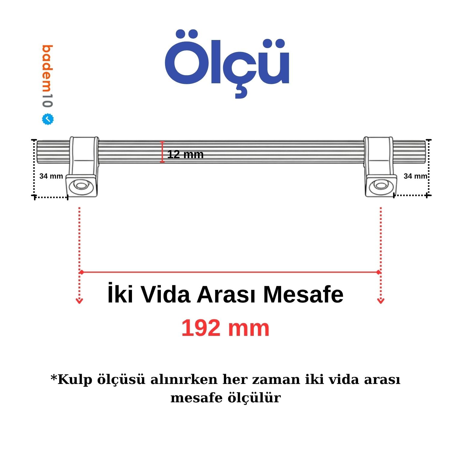 Hisar 192 mm Soft Antik Metal Çizgili Kulp Kulpu Dayanıklı Kulpları Mobilya Çekmece Dolap Kapak