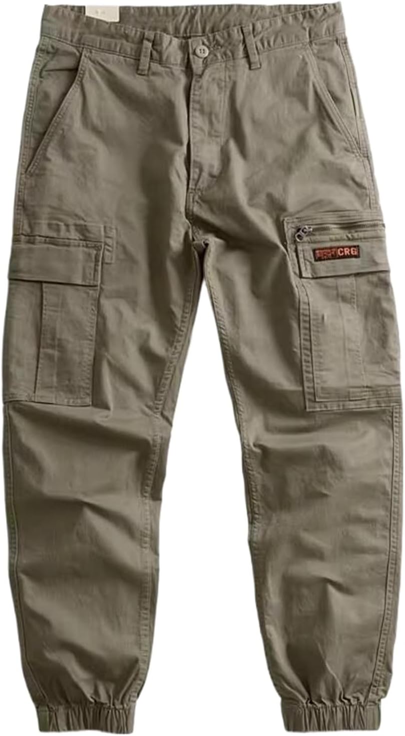 Loose Pants Men's Multi-Pocket Overalls Casual Pants