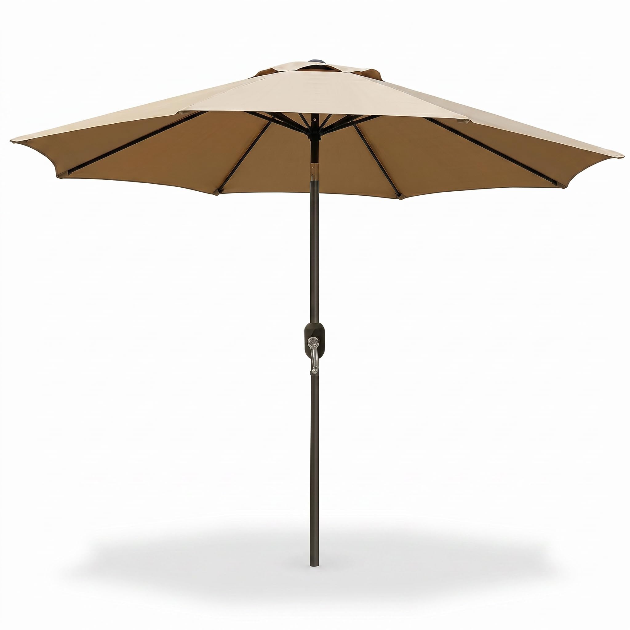 Arreditaly Parasol Ogrodowy Dla Balkonu Z Powietrza Wiatr Regulowane Przechylanie Otwieranie Korby Anti UV Wodoodporna Dla Morza Plaża Basen Taras 2.7 M
