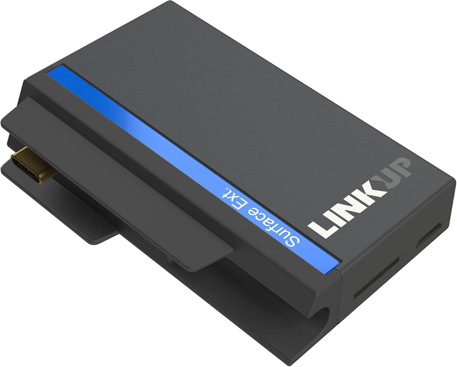 LINKUP - Microsoft Surface GO Compatible Docking Station USB C Dock | 6-in-1 SDXC Card Reader Hub | 2xUSBA-3.0 2X SD 1xMicroSD 1xUSB-B Micro Power-in | Compatible with Original Surface Power Plug